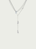 prestashop:1:5699:27747 | Silver Layered Raindrop Link Necklace
