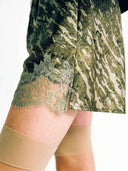 prestashop:1:5701:28001 | Colorful Printed Lace-Paneled Silk Shorts