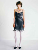 prestashop:1:5706:27987 | Distressed Print Silk Slip Dress