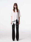 prestashop:1:5712:27963 | White Color-Block Strappy Deconstructed Top