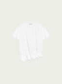 prestashop:1:5712:27964 | White Color-Block Strappy Deconstructed Top
