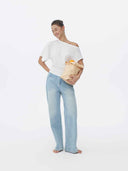 prestashop:1:5717:27898 | White Asymmetrical Cotton T Shirt