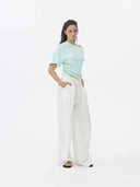 prestashop:1:5719:27888 | Aqua Green Asymmetrical Cotton T Shirt