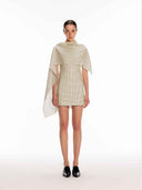 prestashop:1:5729:27836 | Polka Dot Dress with Detachable Cape
