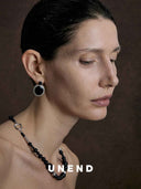 prestashop:1:5734:27956 | Black Ancient Echo Twisted Mirror Earrings