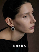 prestashop:1:5734:27960 | Black Ancient Echo Twisted Mirror Earrings