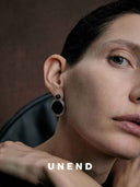 prestashop:1:5734:27961 | Black Ancient Echo Twisted Mirror Earrings