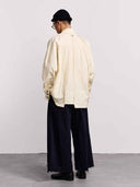 prestashop:1:5740:28158 | White Deconstructed Panel Shirt