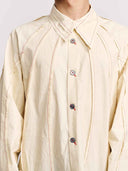 prestashop:1:5740:28159 | White Deconstructed Panel Shirt