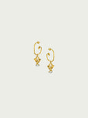 prestashop:1:5744:28065 | Gold Horn Bell Triple Drop Earrings