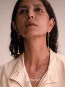 prestashop:1:5747:28056 | Gold Horn Bell Double Chime Threader Earrings