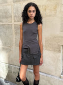 prestashop:1:5777:28264 | Dark Grey Quiet Rustle Top