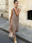 prestashop:1:5780:28275 | Warm Amber Wispy Mist Dress