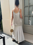 prestashop:1:5781:28288 | Beige Rice Luminous Haze Top