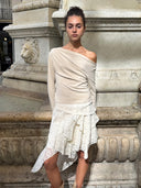 prestashop:1:5784:28307 | White Rice Blooming Dew Skirt