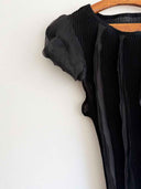 prestashop:1:5791:28226 | Black Panelled Texture Jersey Tee Shirt