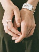 prestashop:1:5804:28347 | Silver Arc Cross Ring