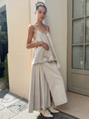 prestashop:1:5827:28691 | Ash Beige Soft Frost Skirt