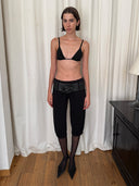 prestashop:1:5831:28725 | Ink Black Hot Waist Capri Pants
