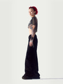 prestashop:1:653:3886 | Black V-waist cargo sweatpants