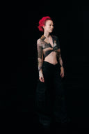 prestashop:1:655:2440 | "Terrarium" long-sleeve tulle cropped top