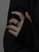 prestashop:1:664:2496 | Round Not Round - Black Petit Citrine Silver Ring