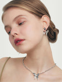 prestashop:1:676:4011 | Liquefied butterflies earrings with black zircon