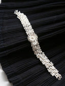 prestashop:1:833:3776 | ZHAN - Splendid knitting bracelet with butterfly shaped chain