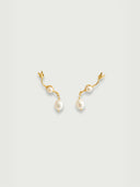 prestashop:1:898:4505 | Pearl Arrow Cartilage Gold Earrings