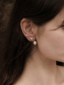 prestashop:1:898:5070 | Pearl Arrow Cartilage Gold Earrings
