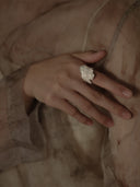 prestashop:1:994:4674 | White Silver River Wave Ring