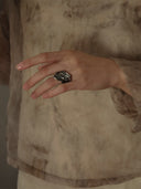 prestashop:1:995:4677 | Black Silver River Wave Ring